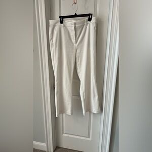 LOFT Cream Straight Leg Women's Pants